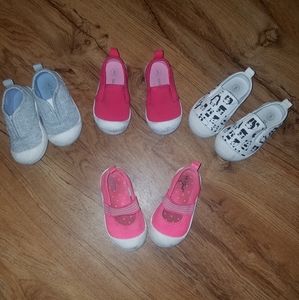 Bundle of cat and jack size 5 toddler shoes